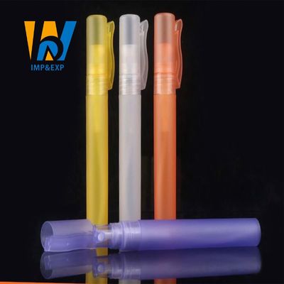 Neuzugang 10ml viele Farbzerstäuber-Plastikparfüm-Sprühflasche-Parfüm Pen With Clip Cap