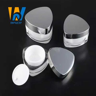 Purpurrote schwarze leere kosmetische PlastikCremetiegel doppel-wandiges 5ml 50ml Browns 10 Unze 10 Gramm-Plastikbehälter